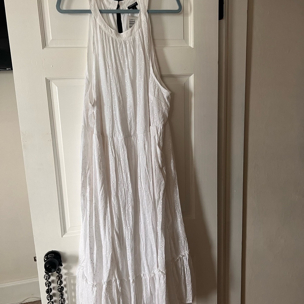 Torrid white eyelet dress
